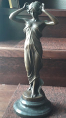 statueta bronz Art Nouveau foto