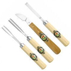 Set de dalti profesionale pentru lemn Kirschen 3424000, 200 mm, 4 piese foto