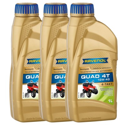 Pachet 3 litri ulei Ravenol Quad 4T 10W40 foto