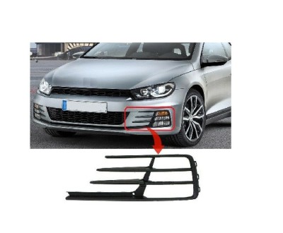 Grila bara de protectie Vw Scirocco (1k8), 07.2008-, Fata, stanga, Aftermarket foto