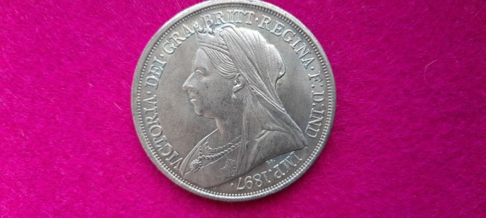 ANGLIA CROWN 1897 , REPLICA , VICTORIA