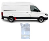Segment reparatie aripa spate MAN TGE, 11.2016-, VW CRAFTER, 02.2017-, partea dreapta, KLOKKERHOLM, metal galvanizat; cu gauri ornament; in fata roti