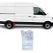 Segment reparatie aripa spate MAN TGE, 11.2016-, VW CRAFTER, 02.2017-, partea dreapta, KLOKKERHOLM, metal galvanizat; cu gauri ornament; in fata roti