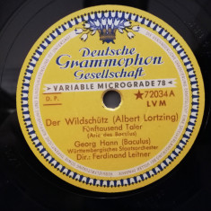 Albert Lortzing - Der wildschütz (Deutsche Grammophon) - DISC PATEFON/Stare :NM