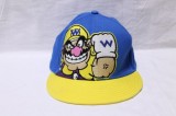 Sapca 2011 Super Mario Nintendo WARIO Baseball Hat Cap Blue &amp; Yellow A-flex
