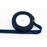 Panglica din satin pentru decorare,bluemarin, 22.5m x 1.5 cm