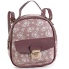 Rucsac Geanta Mini Dama Roz Baby, Foulard, Piele Ecologica, Fashion Elegant, Curea Ajustabila