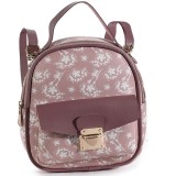 Rucsac-geanta mini Foulard , roz baby