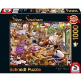 Puzzle 1000 piese, Steve Sundram - Chef Mania, Schimdt