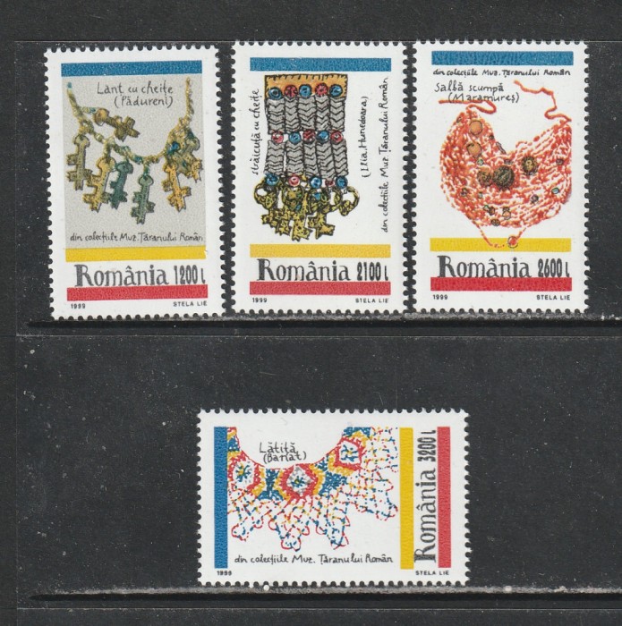 Romania 1999 - #1481 Vechi Podoabe Romanesti 4v MNH