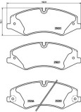 BREMBO P 44 022 PRIME LINE set placute frana,frana disc