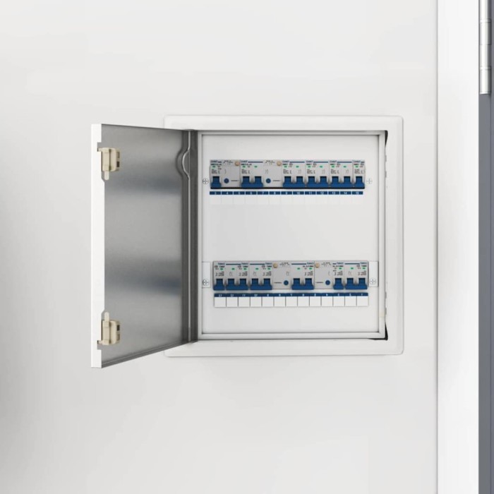 vidaXL Panou de Acces Alb 43.5 x 33 x 3 cm Oțel 42010266