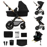 CARUCIOR MULTIFUNCTIONAL KINDERKRAFT MOOV 2 AIR 4IN1 PURE BLACK