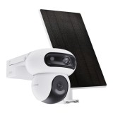 Camera supraveghere IP PT EZVIZ Dual Lens 4MP, 4G, Wi‑Fi 6, panou solar 8W