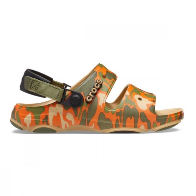 Sandale Crocs Classic All Terrain Camo Sandal Maro - Tan/Multi foto