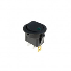 Buton On Off cu Led Verde 12V Set 5 Buc foto