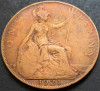 Moneda istorica 1 (ONE) PENNY- MAREA BRITANIE, anul 1921 * cod 4084, Europa