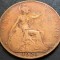 Moneda istorica 1 (ONE) PENNY- MAREA BRITANIE, anul 1921 * cod 4084