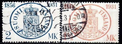 B1535 - Finlanda 1931 - Aniversari 2v.stampilat,serie completa foto