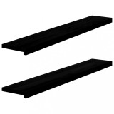 VidaXL Pervaz 2 buc lemn masiv de Maro &icirc;nchis 120x20x2 cm 4009178
