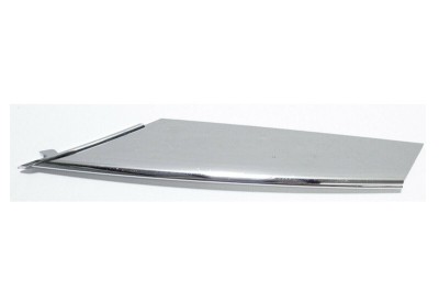 Bandou protectie grila bara fata TESLA MODEL S, 2016-2018, partea Stanga, cromat; inferior foto