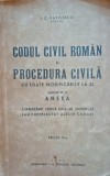 Codul Civil Roman si Procedura Civila 1942 I.C. Vasilescu