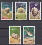 A12 S7 6 - Timbre foarte vechi - Coreea - fauna marina 1977