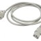 Cablu Alimentare 1.8m Gri 3x1mm2 CEE 7/7 la IEC C13