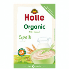 Cereale cu lapte din grau Spelta, +6 luni, 250 gr, Holle Baby Food