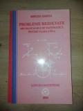 Probleme rezolvate din manualele de matematica pentru clasa a 9-a - Mircea Ganga