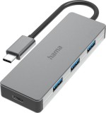 Hub USB/USB-A 3.2 Gen2, Hama, Gri