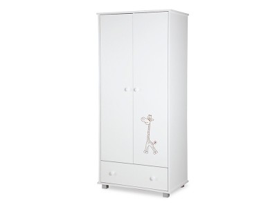 Dulap copii Klups SAFARI Giraffe Alb GreatGoods Plaything foto