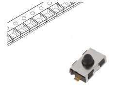 Micro&icirc;ntrerupător TACT SPST-NC SMT 32VDC