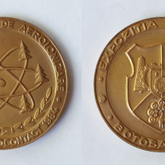 AEROIONIZARE simpozion national - Electrocontact , placheta RSR, Medalie 1984