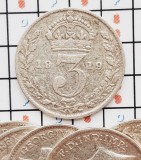 Cumpara ieftin 1252 Marea Britanie UK Anglia 3 pence 1919 George V (1st issue) km 813 argint, Europa