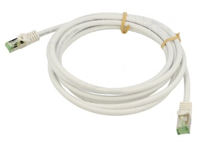 Patch Cord S/FTP Cat 8.1 Cu LSZH Gri 10m 26AWG foto