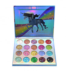 Trusa Machiaj Glitter 20 culori - Unicorn Palette foto