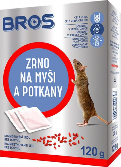 Grain Bros, pentru șoareci și șobolani, 120g