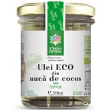 Ulei Cocos Eco Santo Raphael, 350ml, Presat la Rece, 100% Natural, Gatit &amp; Ingrijire Pielii, Certificat Organic