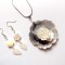 Set pandantiv si cercei cu sidef 47810
