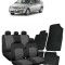 Set huse scaune si covorase cauciuc Dacia Logan (2004-2012) Negru+Gri