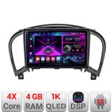 Navigatie Nissan Juke 2010-2015 A-JUKE 4+64 InCell Display 1K Android Waze USB Navigatie Internet Youtube Radio