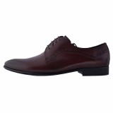 Pantofi bărbați, din piele naturală, marca Eldemas, 792-043-23-24, vișiniu, 39, 40, 42, 43