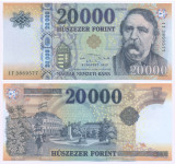 UNGARIA █ bancnota █ 20000 Forint █ 2023 █ P-207g █ UNC █ necirculata