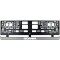 Set 2 bucati, suport numar inmatriculare argintiu Scania III