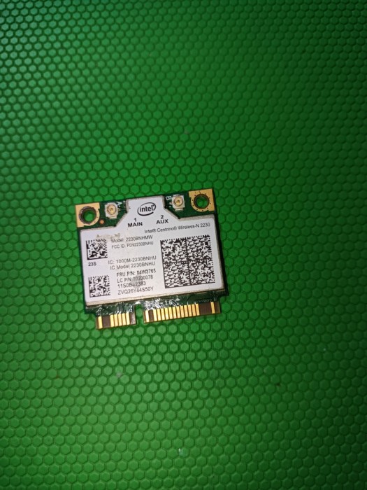 Placa de retea wlan + Bluetooth mini PCIe half Intel N 2230 300mbps 802.11b/g/n