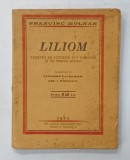 LILIOM , LEGENDA DE SUBURBIE IN 7 TABLOURI SI UN PROLOG SCENIC de FRANCISC MOLNAR , 1922