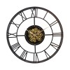 Ceas de perete GH60657, analog, rotund, metal, multicolor, 70 x 6.5 cm