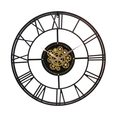 Ceas de perete GH60657, analog, rotund, metal, multicolor, 70 x 6.5 cm foto