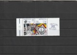 ROMANIA 2002 LP 1581 a UNITI VOM INVINGE SERIE CU VINIETA MNH NESTAMPILATA